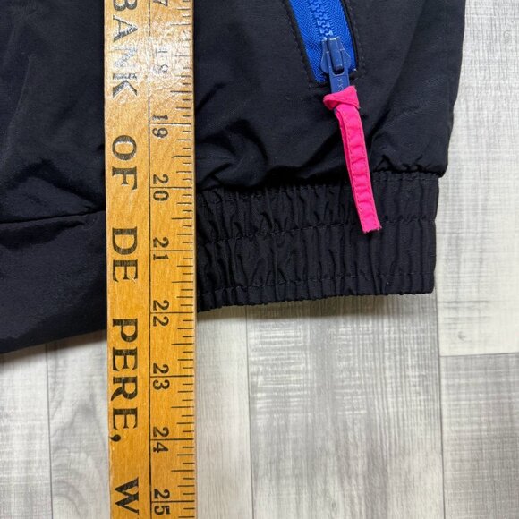 ✅ Womens L VTG Polaris Snowmobile Jacket Union Made USA Pink/Blue/Black Quilted - Picture 5 of 11